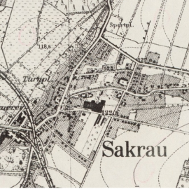 Mapa Zakrzów 1942