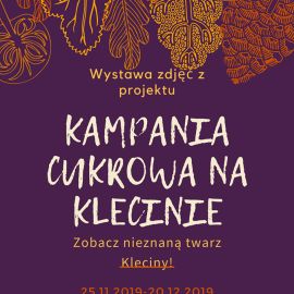 Mikrogranty_Kampania Cukrowa na Klecinie_plakat